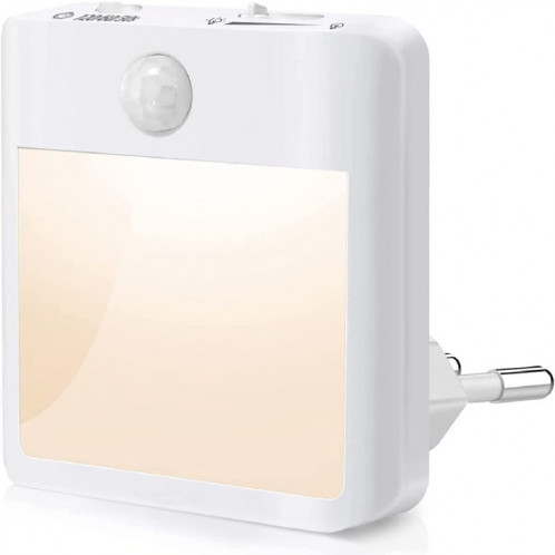 NL2101 Détecteur de mouvement LED Veilleuse AC Plug Dimming Sleep Lights, Spécification: Prise UK blanc chaud SH39051542-08