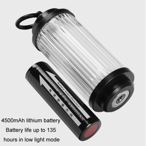 Éclairage extérieur Super longue durée de vie de la batterie Lampe de tente portable, couleur : définir la couleur du bois en caoutchouc. SH2305181-012