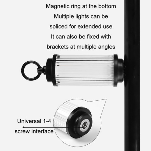 Éclairage extérieur Super longue durée de vie de la batterie Portable Tent Light, Couleur : Set Black Walnut Color SH2303718-012