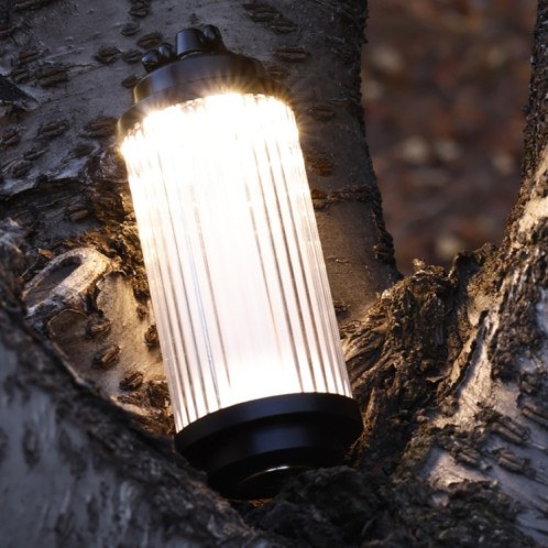 Éclairage extérieur Super longue durée de vie de la batterie Lampe de tente portable, couleur : définir la couleur du bois en caoutchouc. SH2305181-012