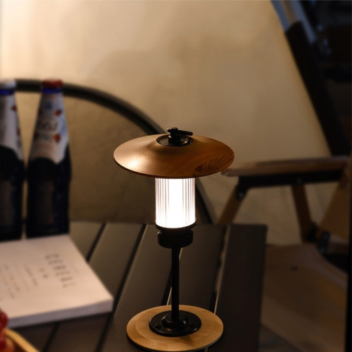 Éclairage extérieur Super longue durée de vie de la batterie Lampe de tente portable, couleur : définir la couleur du bois en caoutchouc. SH2305181-012