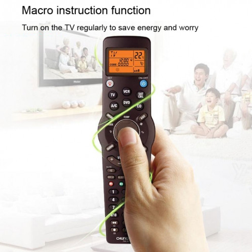 CHUNGHOP RM-991 Télécommande universelle infrarouge d'apprentissage 6 en 1 SC62561059-08