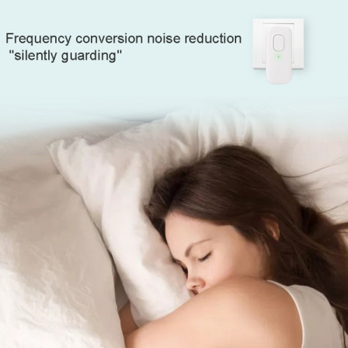 ZCC01 Ultrasonic Mosquito Repellent Mouse Repellent Acariens Instrument (Blanc) SH103A53-08