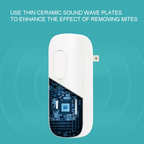 ZCC01 Ultrasonic Mosquito Repellent Mouse Repellent Acariens Instrument (Blanc) SH103A53-08
