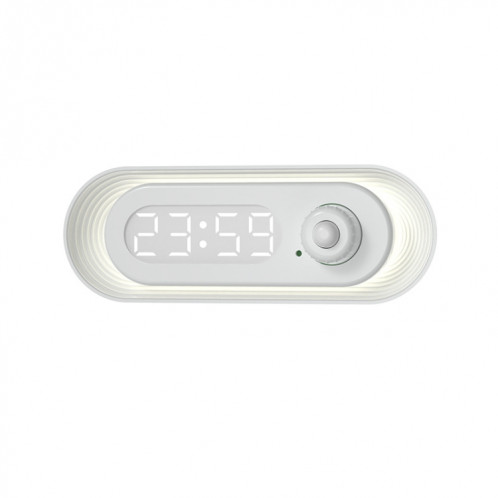 Veilleuse magnétique à induction intelligente D05 avec affichage de l'heure, spécification : bouton de gradation. SH96021951-09