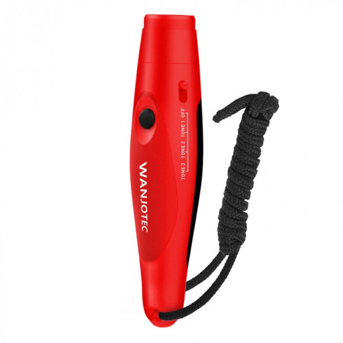 WANJOTEC EW001 Sifflet électronique d'entraîneur d'arbitre d'entraînement extérieur à grand volume, couleur: rouge SW53021461-09