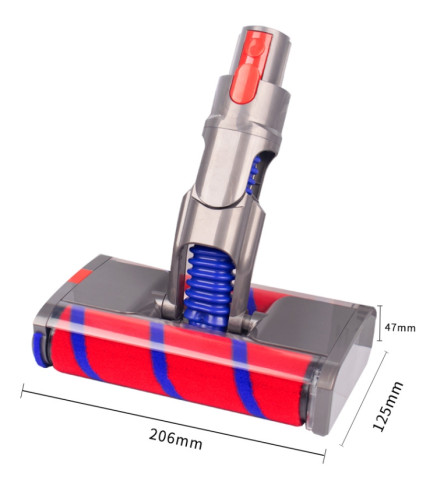 Pour Dyson V7 V8 V10 V11 Aspirateur Soft Velvet Double Roller Floor Brush Head SH64071936-08