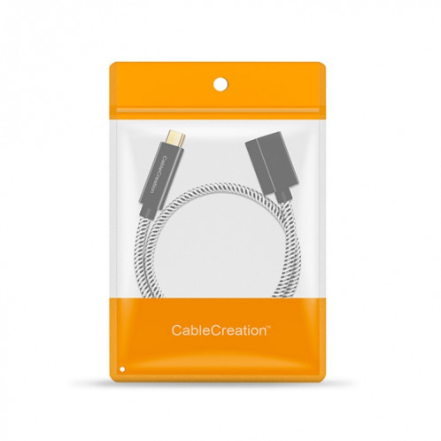 CC0316 0,3 m Type-C / USB-C Câble d'extension mâle à femelle Câble de chargement de téléphone d'ordinateur (Noir) SH801A226-013