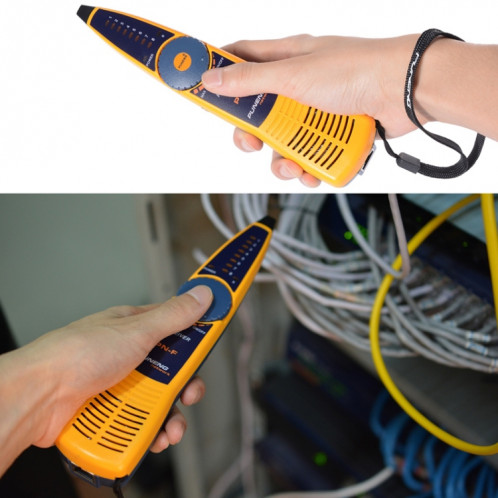 PN-F RJ11 / RJ45 Détecteur de câblage réseau Vérificateur de câble réseau Testeur POE Anti-interférence SH64551561-08