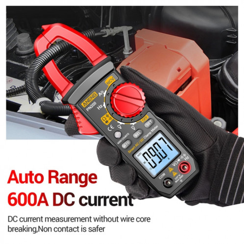Pince ampèremétrique multifonctionnelle de haute précision de mesure AC/DC ANENG PN200 (rouge) SA401A74-011
