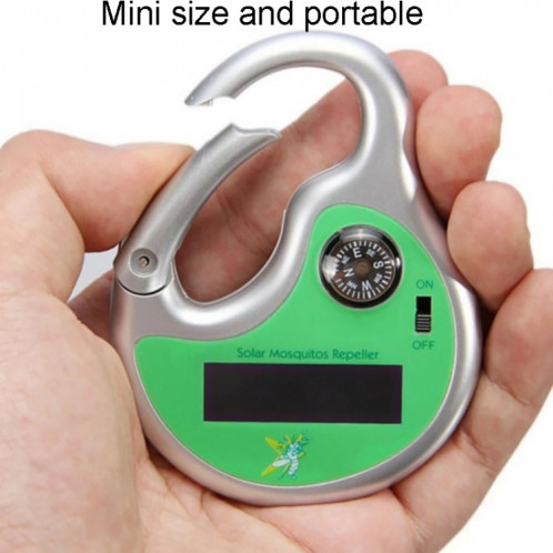 Répulsif anti-moustiques ultrasonique d'extérieur, Portable, charge solaire, pilote de moustiques et d'insectes SH64881170-07