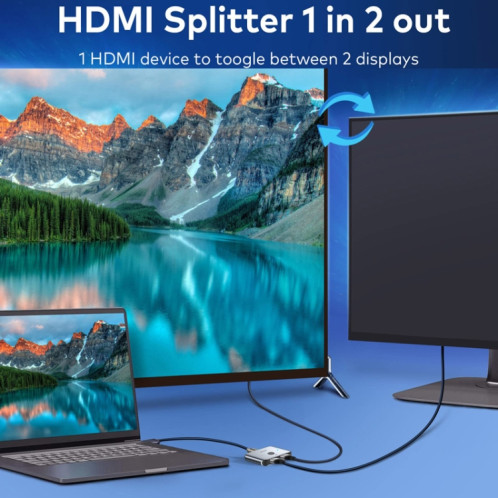 Llano LCTS502G Commutateur HDMI à conversion bidirectionnelle 2 en 1 sortie Version 2.1 Vidéo Ultra HD 8K SL65361247-016
