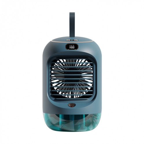 RD22 Ventilateur d'humidification rotatif Lumière d'ambiance à lumière chaude Tête secouante automatique avec refroidisseur d'air à affichage numérique (Vert) SH801C267-010
