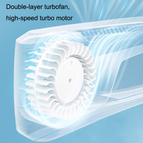 WT-F54 Vent de tous les côtés Ventilateur de cou suspendu de refroidissement à semi-conducteur à longue durée de vie de la batterie (bleu) SH001C1145-09