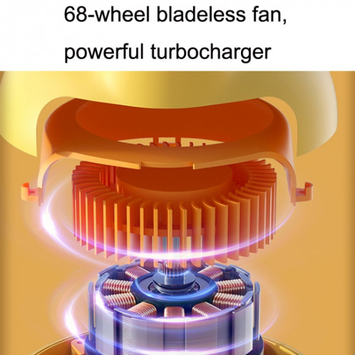 WT-E20 Poussette Fan USB Mute Portable Octopus High Air Volume Mini Fan, Style: Type ordinaire (Jaune) SH7604734-010