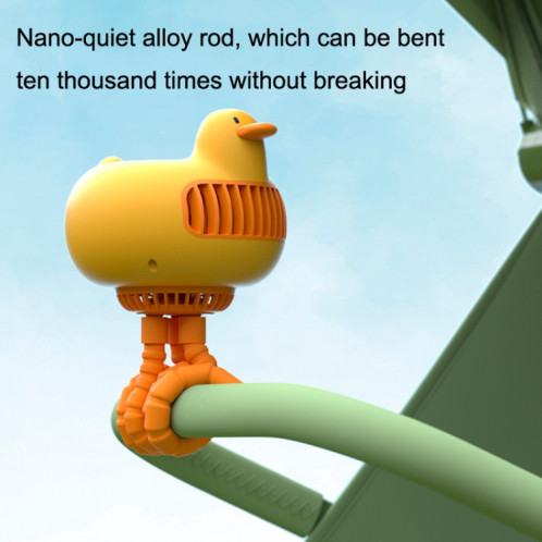 WT-E20 Poussette Fan USB Mute Portable Octopus High Air Volume Mini Fan, Style: Type ordinaire (Blanc) SH760382-010