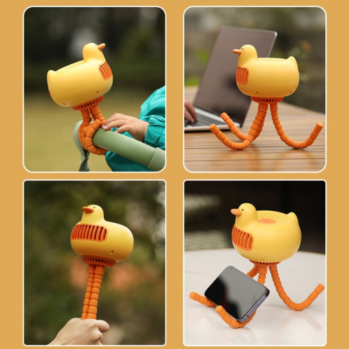 WT-E20 Poussette Fan USB Mute Portable Octopus High Air Volume Mini Fan, Style: Type ordinaire (Blanc) SH760382-010