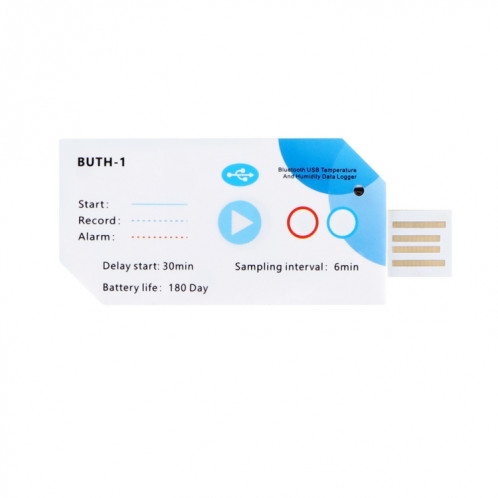 Temp013 température humidité Bluetooth APP connecter entrepôt médical chaîne du froid Transport USB enregistreur de données SH97021424-09