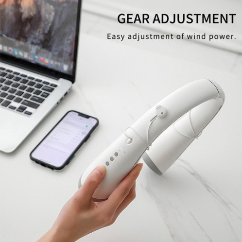 U-23 Ultra-longue durée de vie de la batterie USB Bluetooth suspendu ventilateur de cou (bleu) SH401B912-011
