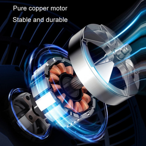Ventilateur silencieux de voiture d'alimentation en air multi-angle rotatif F611 (allume-cigare 24 V) SH501C459-09