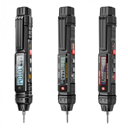 ANENG A3005A 10MHZ/40MF/40 Megohm Compteur universel numérique anti-brûlure intelligent de haute précision (groupe correspondant) SA102B1474-012