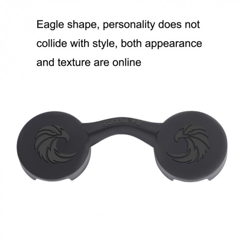Pour DJI Goggles 2 Sunnylife AT-BHT565 Housse de protection anti-poussière pour lunettes VR Housse en silicone (noir) SS601A416-09