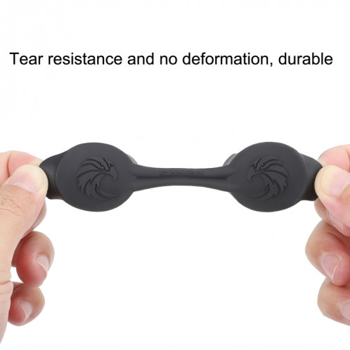 Pour DJI Goggles 2 Sunnylife AT-BHT565 Housse de protection anti-poussière pour lunettes VR Housse en silicone (noir) SS601A416-09