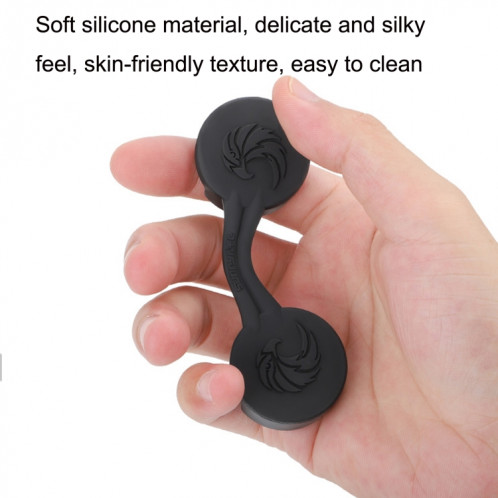 Pour DJI Goggles 2 Sunnylife AT-BHT565 Housse de protection anti-poussière pour lunettes VR Housse en silicone (noir) SS601A416-09