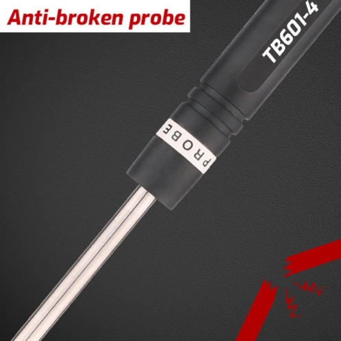 TASI TB601-5 Sonde liquide à aiguille pointue Sonde de type K Utilisation avec thermomètre ST07051894-07
