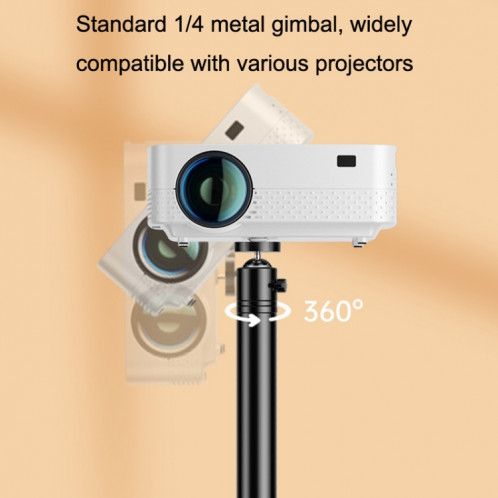 Support de projecteur TY01 Support sans poinçon pour moniteur de bureau à domicile, Style: Modèle télescopique au sol SH23031461-06