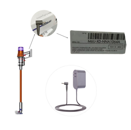 Pour aspirateur Dyson V10 Slim 21.75V /1.1A chargeur adaptateur secteur avec voyant lumineux prise américaine SH37033-05