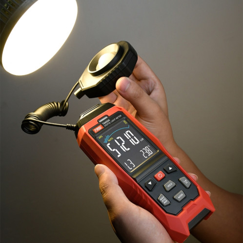 TASI TA632B Connexion USB à un ordinateur Compteur d'éclairement numérique Testeur de luminosité Compteur de luminosité ST57021887-012