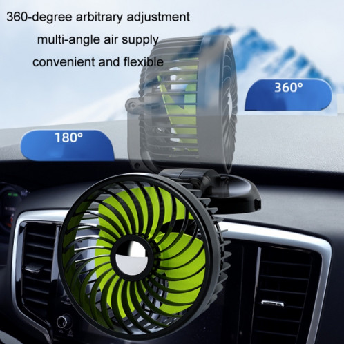 F612 5W Ventilateur silencieux pour plateau tournant de voiture (USB) SH601A1359-09