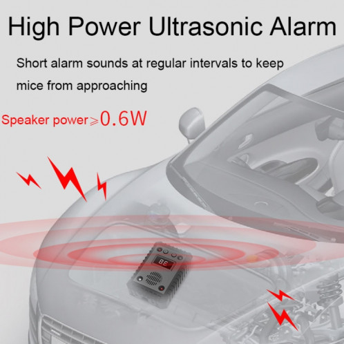 SJZ-021 Car Ultrasonic Rat Repeller Car Engine Mouse Repellent without Battery SH51011977-012