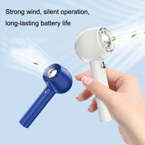 Mini ventilateur portatif USB silencieux pour bureau, ventilateur turbo extérieur portable (Gem Blue) SH101A1341-08