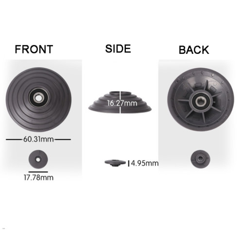 Pour aspirateur Dyson V10 / V11 100W tête d'aspiration à couple élevé roues V-Ball SH69601216-06