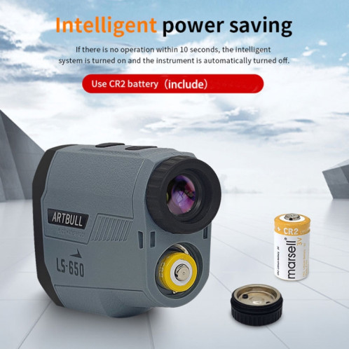 ARTBULL LS-650 Télémètre laser de golf extérieur 650 m télescope altimètre SA703273-014