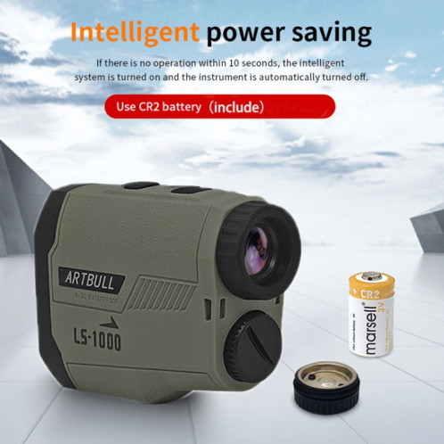 ARBULL LS-1000 Golf Télémètre Extérieur Altimètre Goniomètre Télescope SA7070650-014