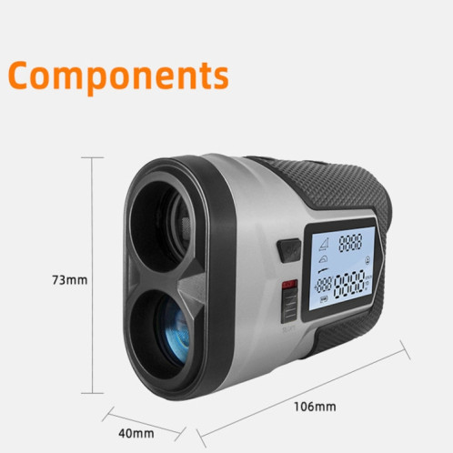 ARTBULL Golf Télémètre laser rechargeable pour télescope avec écran, spécification : 650 m SA83011246-014