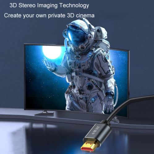 JINGHUA 3m HDMI2.0 Version Câble Haute Définition Câble d'affichage 4K SJ39041052-011