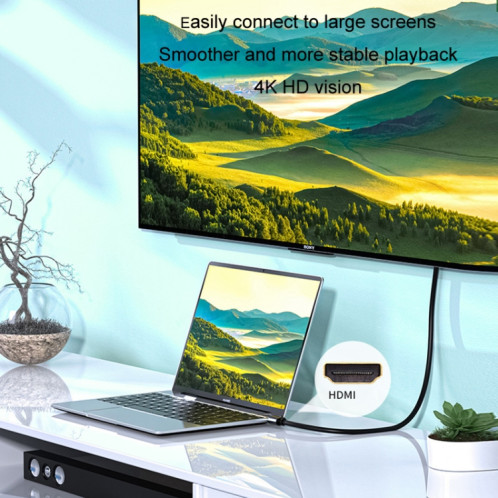 JINGHUA 3m HDMI2.0 Version Câble Haute Définition Câble d'affichage 4K SJ39041052-011