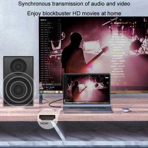 JINGHUA 3m HDMI2.0 Version Câble Haute Définition Câble d'affichage 4K SJ39041052-011