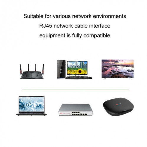 20m JINGHUA Cat5e Set-Top Box Routeur Câble réseau d'ingénierie informatique SJ6008236-09