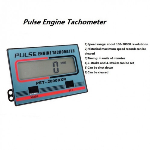 Tachymètre de tronçonneuse Tondeuse à gazon Compteur de vitesse Testeur de moteur à essence SH71641793-06