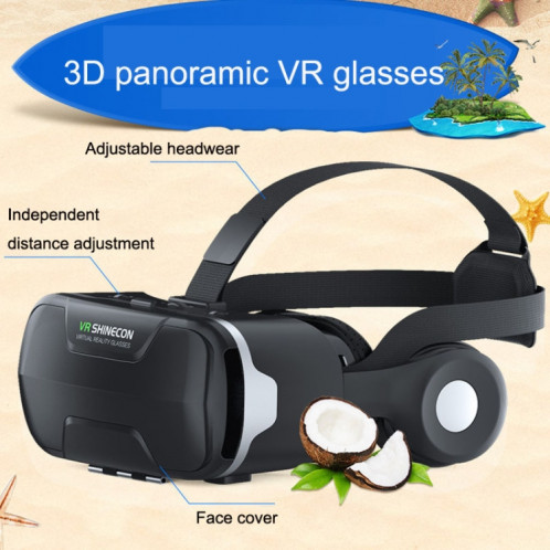 Lunettes de jeu de réalité virtuelle 3D Lunettes intelligentes VR immersives (noir) SH001A29-017