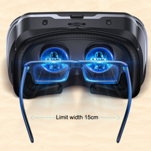 Lunettes de jeu de réalité virtuelle 3D Lunettes intelligentes VR immersives (noir) SH001A29-017
