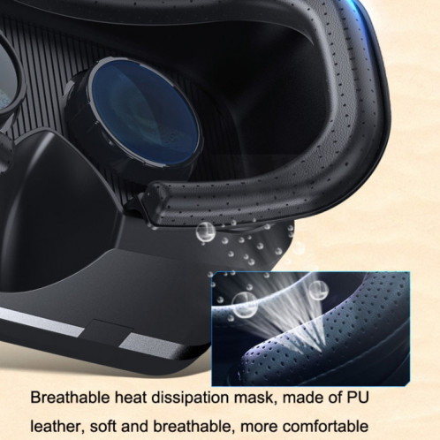 Lunettes de jeu de réalité virtuelle 3D Lunettes intelligentes VR immersives (noir) SH001A29-017
