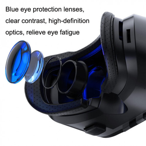 Lunettes de jeu de réalité virtuelle 3D Lunettes intelligentes VR immersives (noir) SH001A29-017