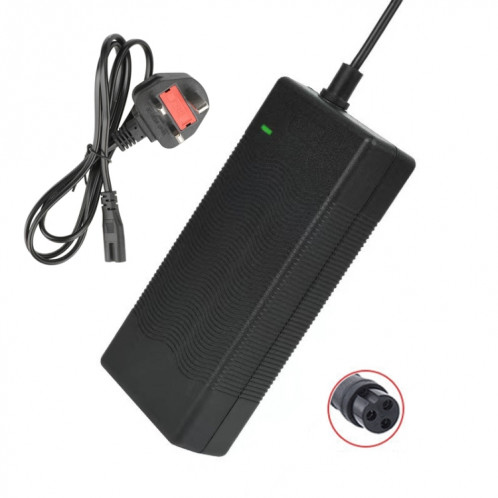 42V 2A Aviation Head 3-core GX16 Chargeur Intelligent de Scooter Électrique 36V Chargeur de Batterie au Lithium, Prise: UK SH10031830-07