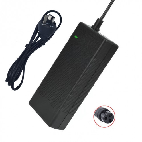 42V 2A Aviation Head 3-core GX16 Chargeur Intelligent de Scooter Électrique 36V Chargeur de Batterie au Lithium, Prise: AU SH10041767-07